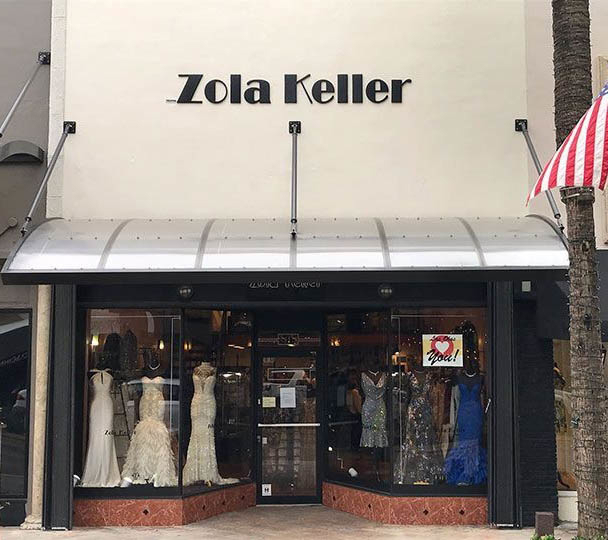 Photo of the Zola Keller store