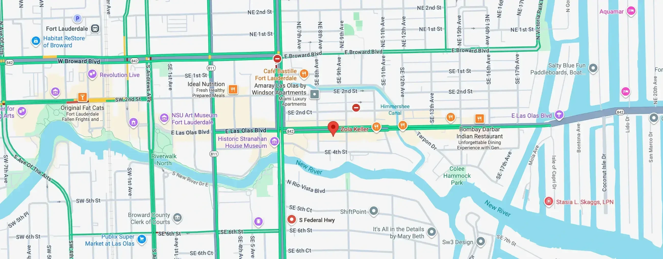 Contact Us Map