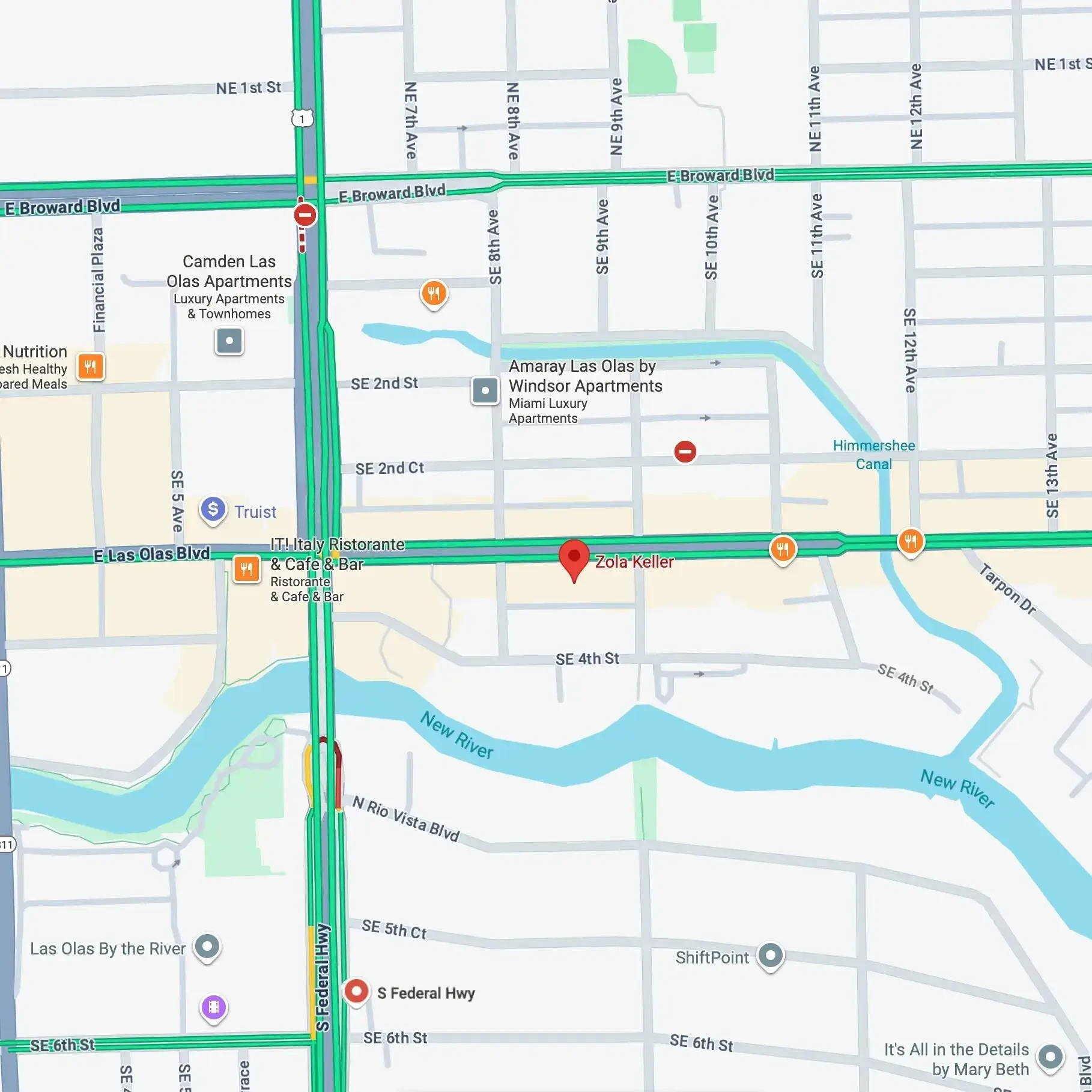 Contact Us Map