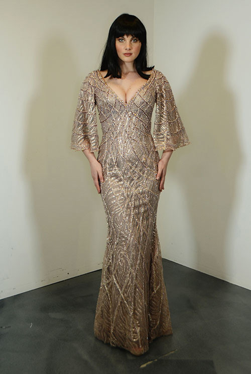 Couture evening gowns by Zola Keller